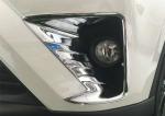 Auto Decoration Parts for TOYOTA Rav4 2016 2017 Chromed Front Fog Lamp Molding