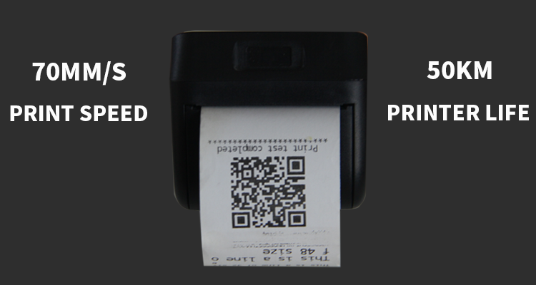 Quick Print Handheld POS System with HD720P 5.5inch Display 7.4V Battery and NFC Card Reader