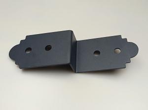 Quality Post To Beam Support Heavy Duty Black Steel Z Bracket For Wood Shelves Fixing wholesale