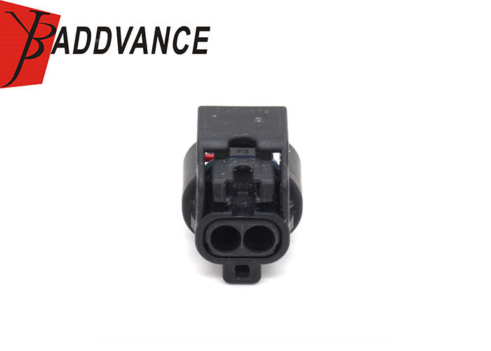 2 Pin Black Female PBT/PA66 Te Connectivity Connectors Automotive Sealed Housing