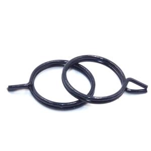 Quality ISO 9001 2015 Certified Steel Black Coil Wire Torsion Spring Hose Clamp for Industrial wholesale