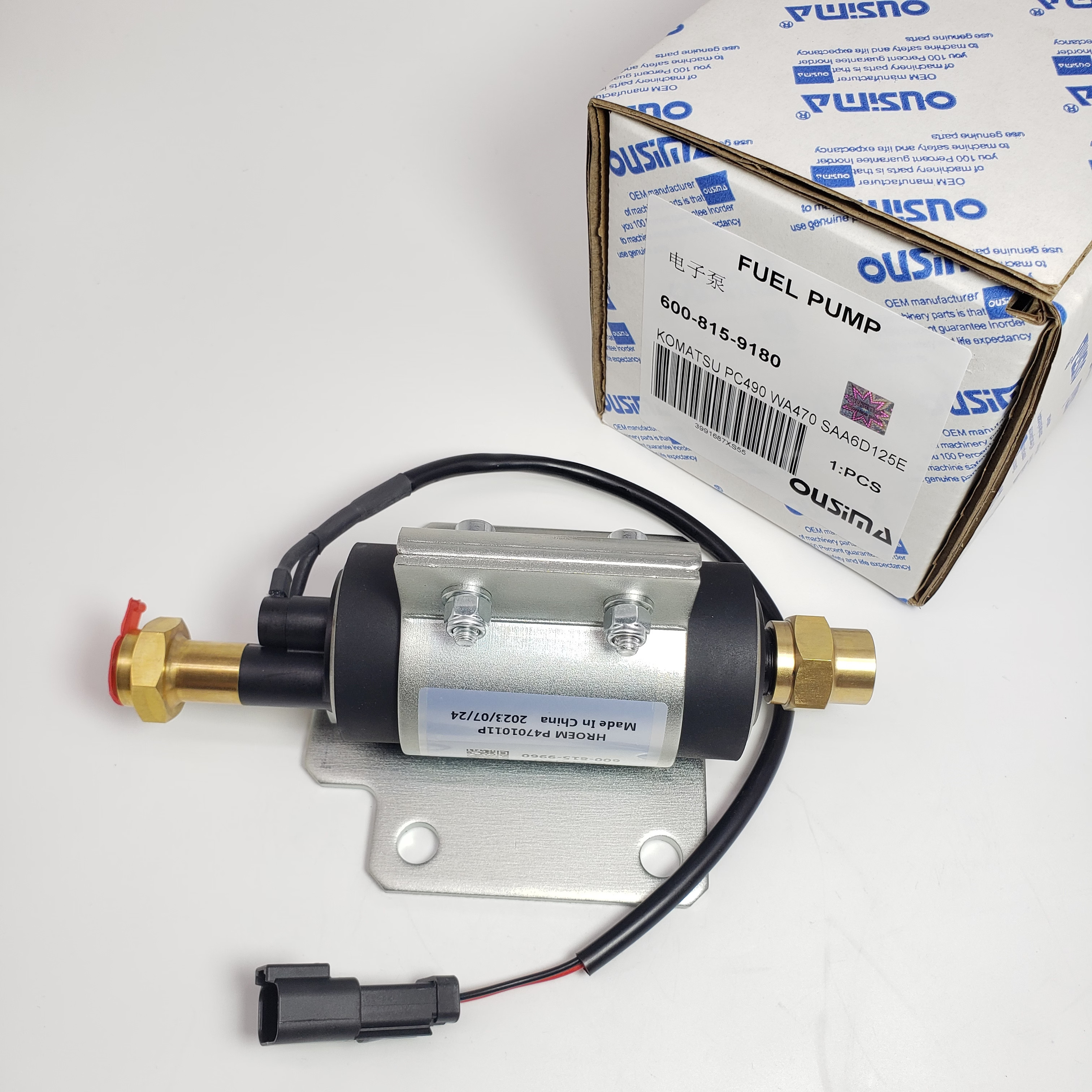 Fuel Pump 600-815-9180 For KOMATSU PC490 WA470 WA500