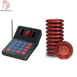 Quality food courts restaurants wireless equipment table ordering waiter pager wholesale