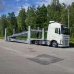 6/7/8 Axles 2floors Hydraulic Lifting 6/8/10units Car Carrier For Loading Weight
