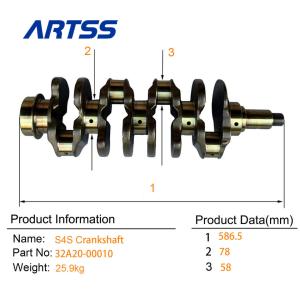 Quality 32A20-00010 32A20-00080 Mitsubishi Engine Parts S4S Crankshaft wholesale