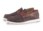 Luxury Slip On Mens Leather Casual Shoes Comfortable EVA Lightweight sole