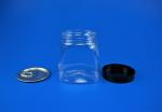Transparent Color Plastic Storage Jars , Recycled Plastic Food Containers