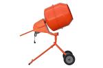 CE Certification 150l Cement Mixer Orange Electric Cement Mixer