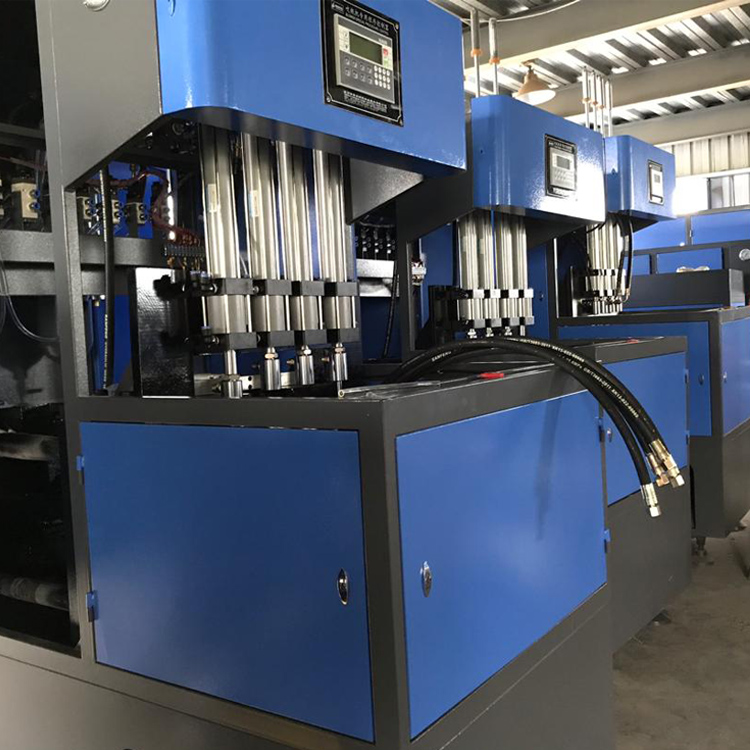 DELTA PLC Semi Auto Small Plastic Pet Drink Water Juice Bottle Jar Maker Stretch Blow Blowing Mold Making Machine