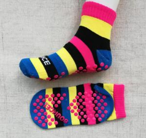Quality Sweat Absorbent Bounce Trampoline Park Grip Socks Comfortable Non Skid Socks wholesale