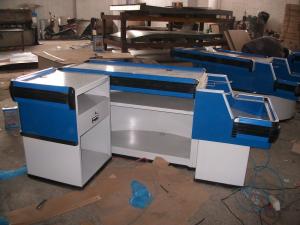 Quality Retail Shop Equipment Supermarket Checkout Counter Convenience Steel Checkstand Store Counter Desk wholesale