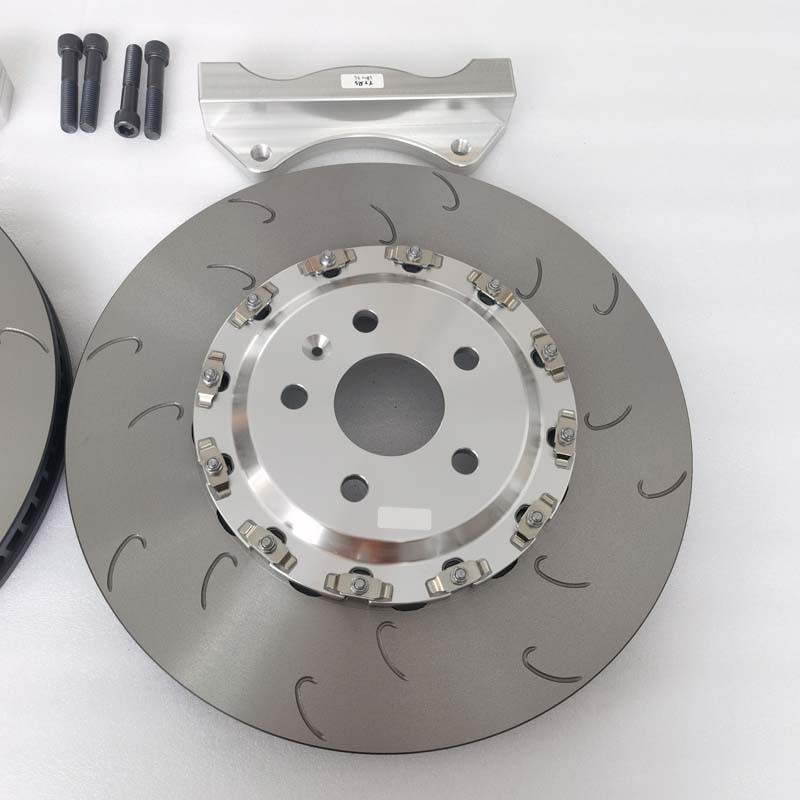 380*36mm J Hook Floating Bell Front Brake Discs For Audi TT RS