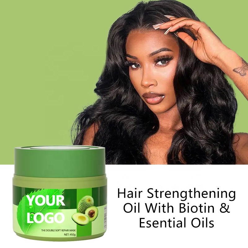 Avocado Oil Treatment Hair Mask For Dry Hair Repairing Hairmask Moisturizing Treatment Organic Herbal Hair Mask