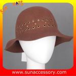 6090433 Sun Accessory customized winner fashion wool felt clothe hats, women