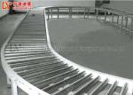 Steel Gravity Feed Roller Conveyor Customized Size For Food Production Line