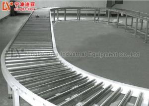 Quality Steel Gravity Feed Roller Conveyor Customized Size For Food Production Line wholesale
