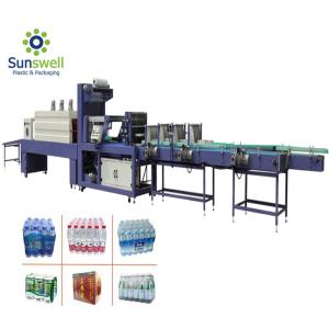 Quality PVC PE Film 10 Packs / Min Shrink Tunnel Packing Machine wholesale