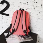 Korean version of cool letters backpack students fashion large capacity