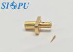 SMP Male Limited Escapement Flange Mount RF Connector Coated CXN3506 Cable