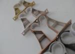 Black 9cmx5.5cm Aluminum Drapery Rod Brackets
