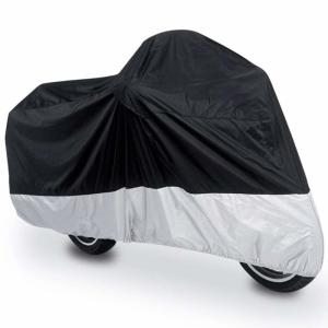 Quality Compact Lightweight Outdoor Motorcycle Cover Dust Proof Polyester Material wholesale