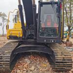 22000kg Engine Used Volvo Excavators EC220 Earth Excavating Equipment 22T