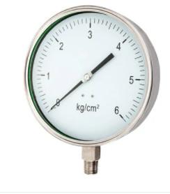 China 6 150mm All Stainless Steel Pressure Gauge Radial Connection BST Bottom on sale