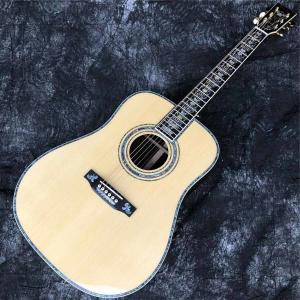 Quality Custom Martin Style Deluxe D-100AA All Solid Wood 41 Inch D Type Spruce Acoustic Guitar Abalone wholesale