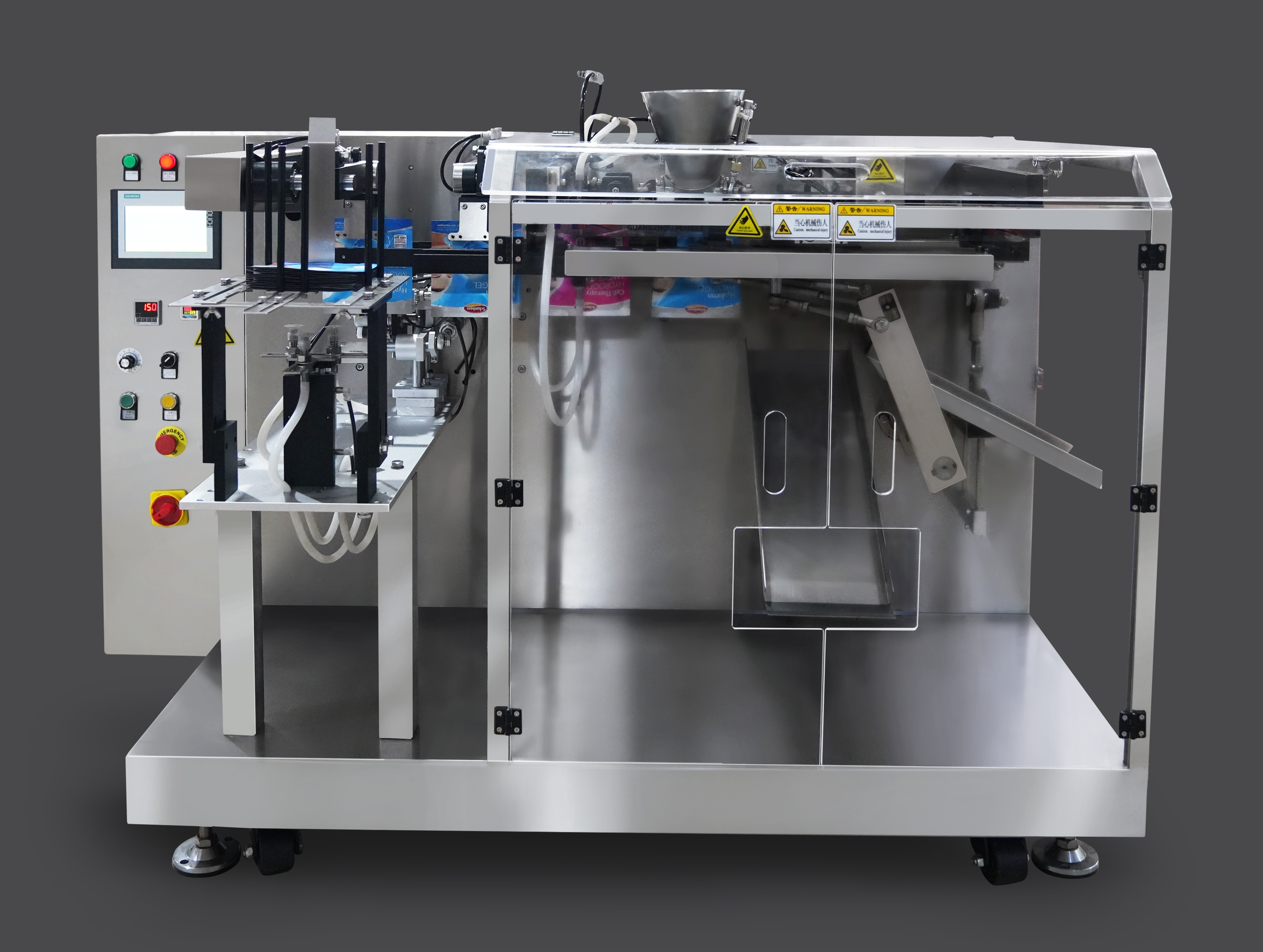 Protein Powder Doypack Automatic Packing Machine Milk Powder Zipper Bag Egg Powder Stand-Up Pouch Packaging Machine