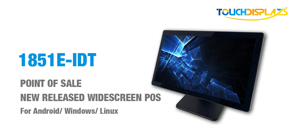 Retail DDR3 18.5 Inch Touch Screen POS System With Printer
