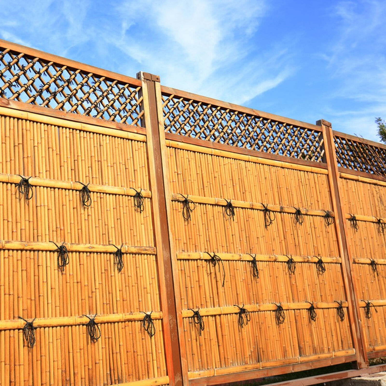Bamboo Slats Outdoor Screen Fence Rolls Wholesale Natural Bamboo Fencing Slat Roll Wholesale From Vietnam Factory