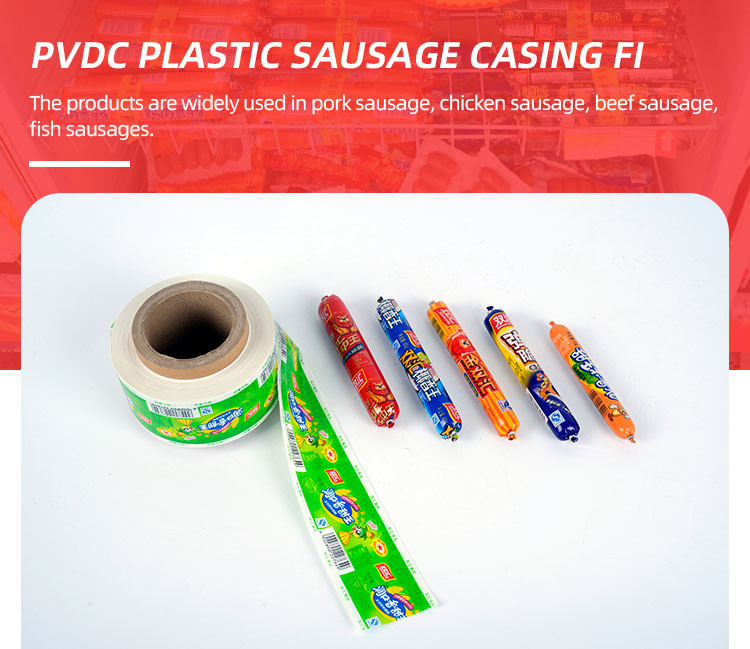 Extrusion Multi Layer PVDC Casing Sheet Film Sausage Packing Sausage Casing 20-60μM Gauge