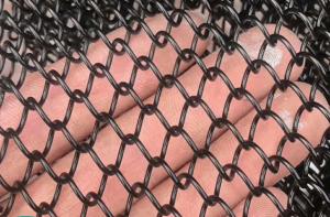 Modern Design Balcony Architectural Metal Mesh With Gold Color