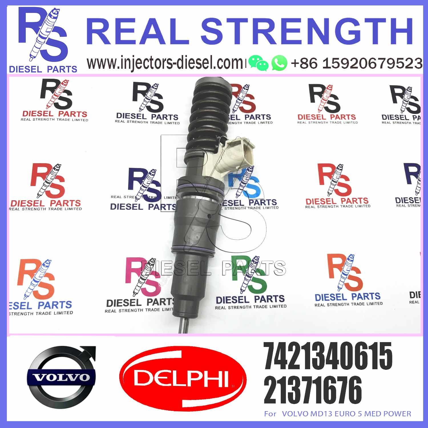 Diesel Fuel System Injection Valve Common Rail Fuel Injector 7421340615 Fuel Injector Nozzle