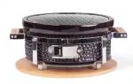 Mini Charcoal BBQ Black 13.3 Inch Ceramic Kamado Grill