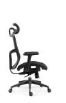 Pneumatic Swivel Tilting Mesh Seat Office Chair Aluminum Metal