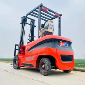 Quality Solid Tire Electric Forklift XYZ123 With Onboard Charger / 48V Battery Voltage All Terrain Electric Forklift wholesale