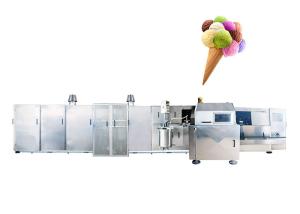 Quality Stainless Steel Commercial Ice Cream Waffle Cone Maker With Double Door wholesale