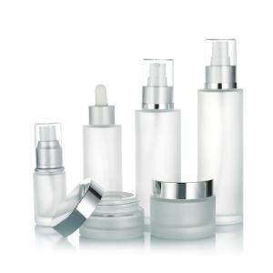 Quality Customization Skincare Lotion Bottle empty glass pump bottles 20ml 30ml wholesale