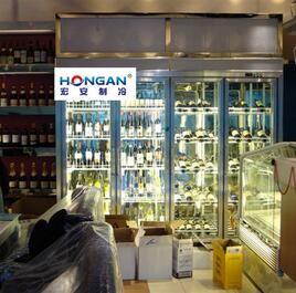Quality No Pollution Supermarket Display Chiller Convenient Panasonic Compressor wholesale