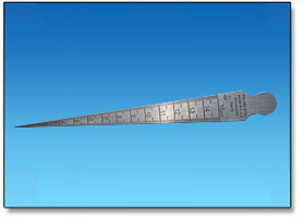 Measure Undercut Depth Cam Type Fillet Weld Gauge Huatec Series Taper Stainless Steel 7 Pcs Per Kit