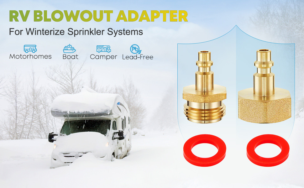 1/2" Barb X 3/4" Male Garden Hose Quick Connect , OEM Brass Hose Fittings