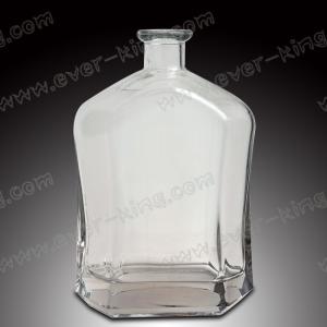 Quality High White Flint 1000 ML Brandy Glass Bottle wholesale
