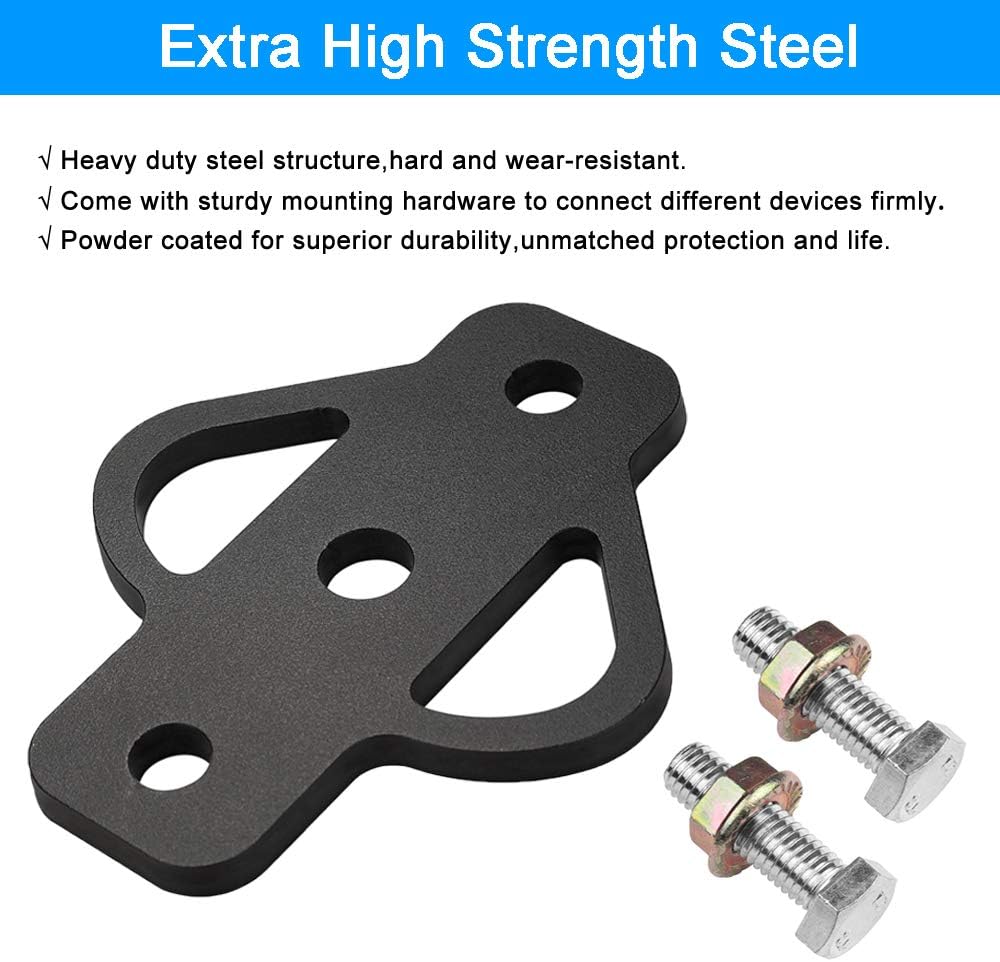 Steel Bolt On Receiver Hitch for Transformer Tractor Lawn Mower Golf Cart Yard Cart