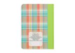 Grid Alphabet Promotional Journal Books Bookmark Pocket Elastic Included