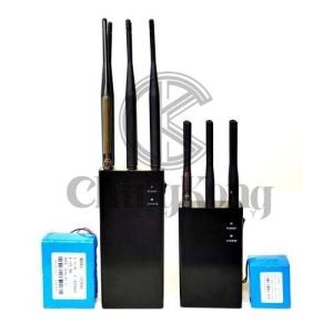 Quality Portable 6 Antennas Manpack Jammer Black 177.5*76.5*36.5mm With Bigger Battery wholesale