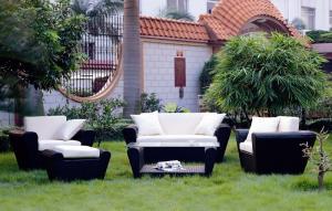 Quality 5pcs garden cane furniture sofas wholesale