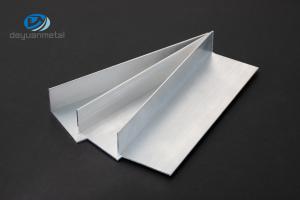 Quality 6063 Aluminum Mill Finish Angle Profiles , 25x50mm Aluminium Extrusion Angle wholesale