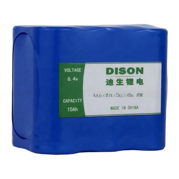 6.4v 10Ah 64Wh LiFePo4 Lithium Ion Phosphate Battery Pack For Solar Energy