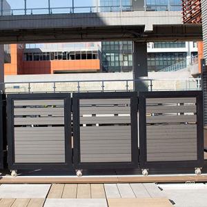 Quality Outdoor Wood Plastic Composite Gate Panel Board WPC Door Sheet wholesale